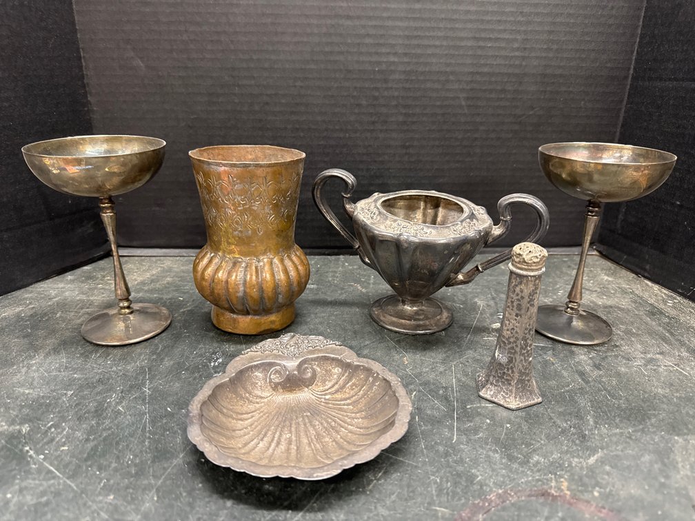 Silver Plated and Copper Tableware and Decorative Items
