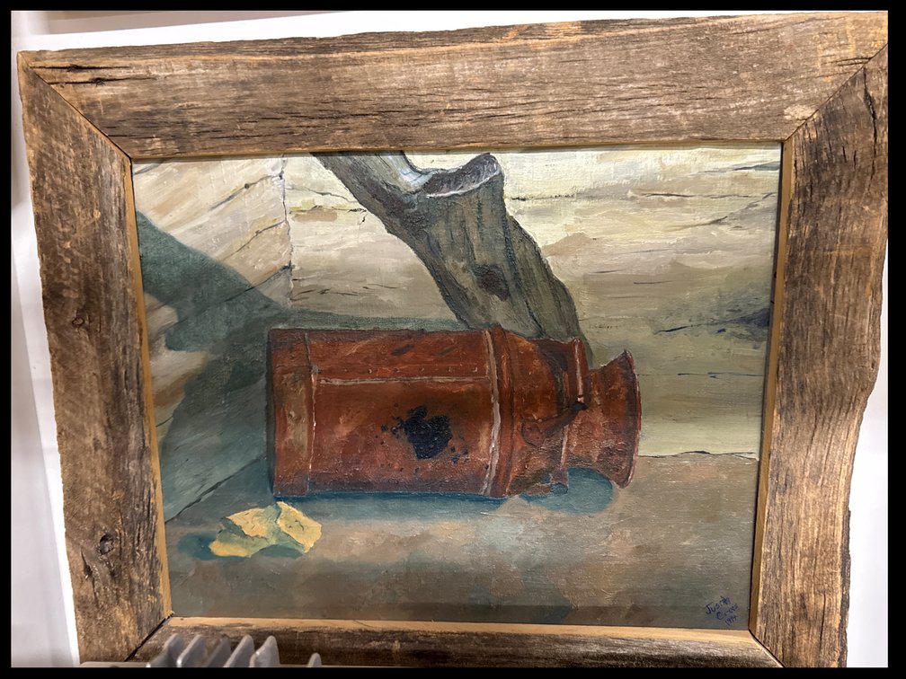 Rustic Still Life Oil Painting Picture