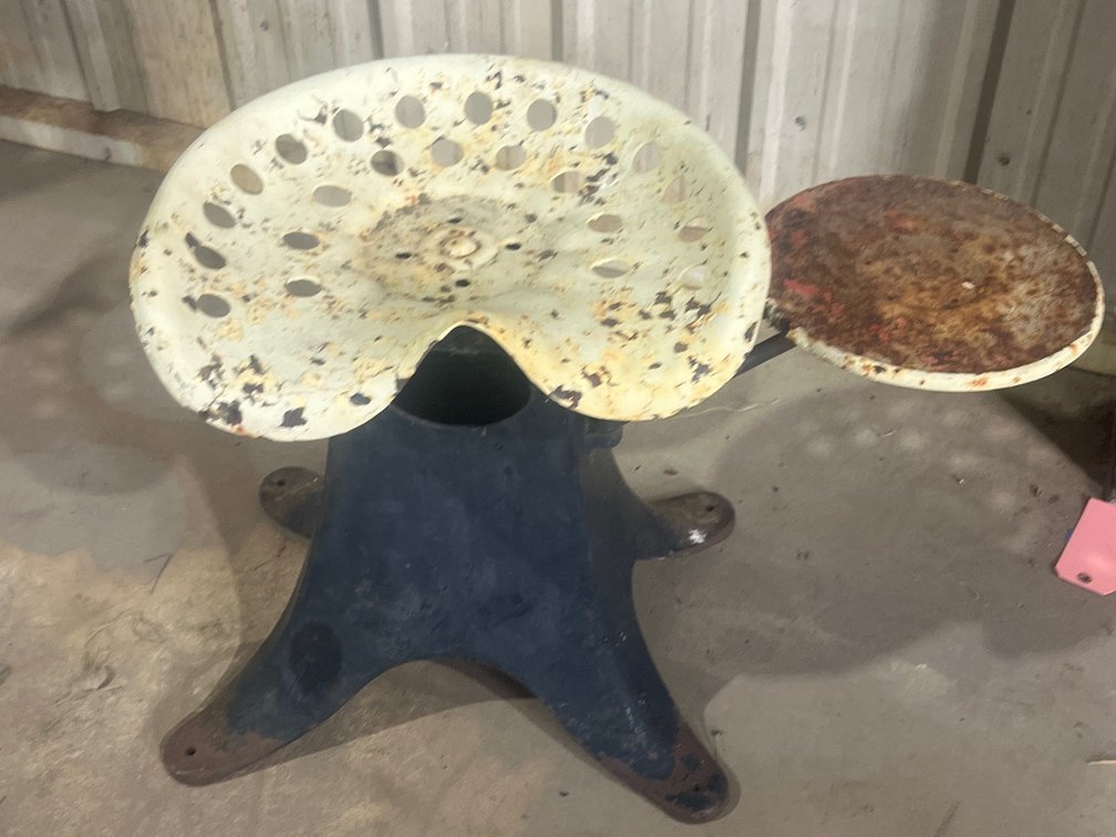 Tractor Seat Yard Art