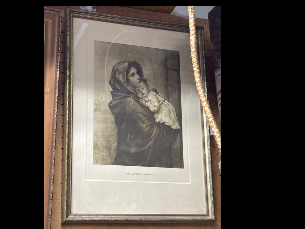 1897 Print Known As Madonna Of The Streets, Or “ The Little Madonna”