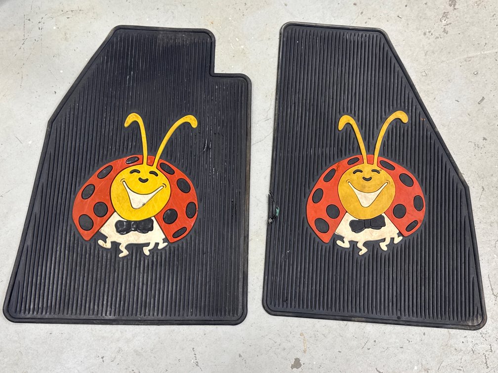 Rubber Ladybug Floor Mats