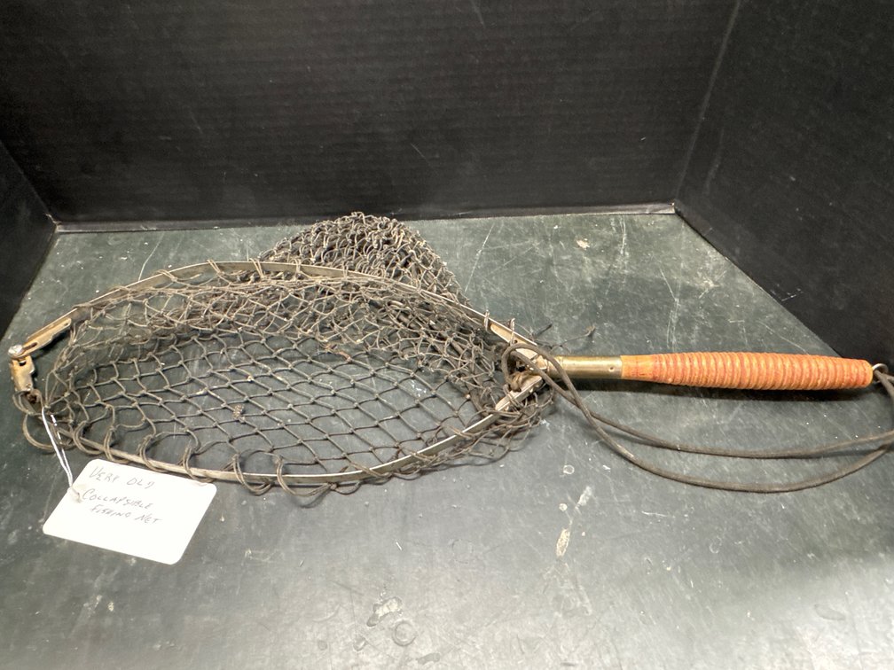 Antique Collapsable Trout  Fishing Net
