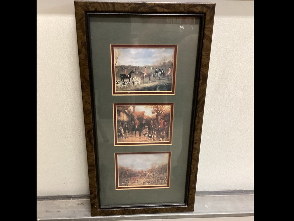 Framed Fox Hunting Prints