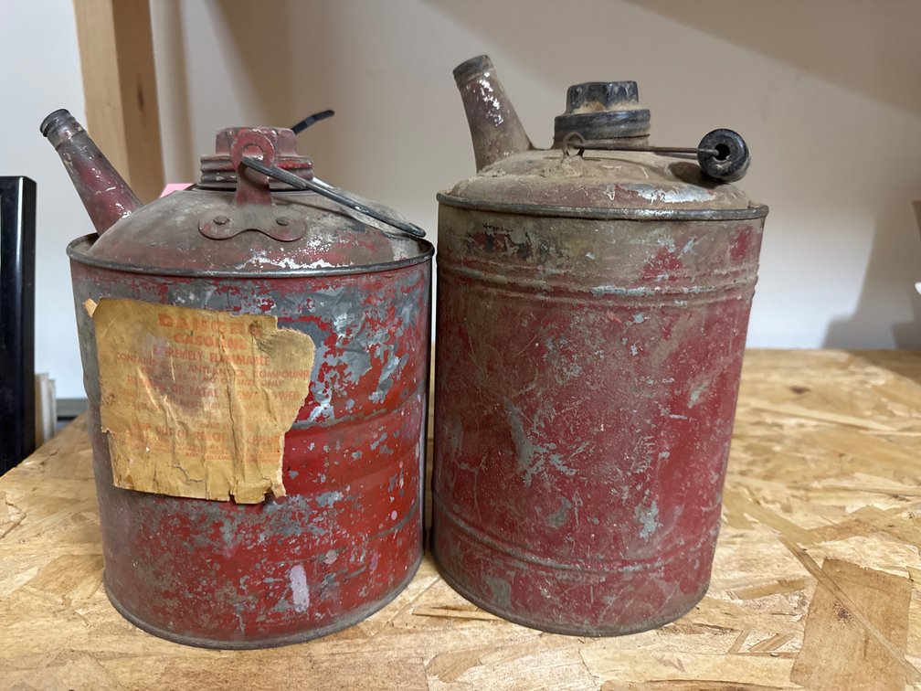 Galvanized Metal Fuel Cans