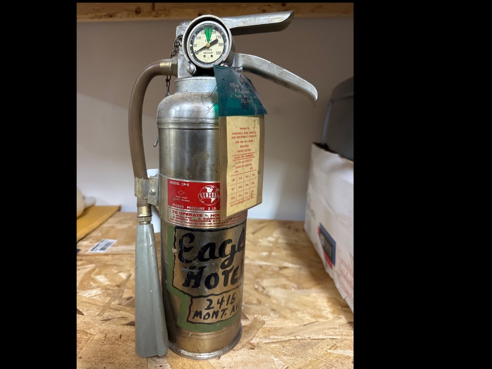 Fire Extinguisher From Eagle Hotel Billings MT