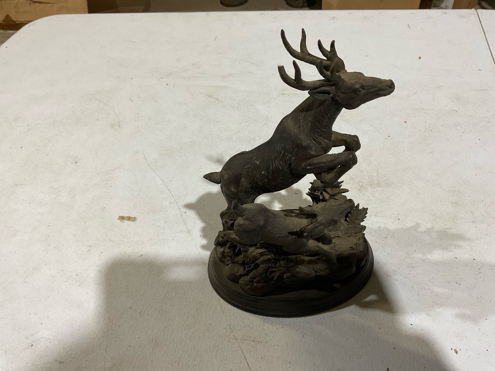 Deer Figurine 7”x10” Made In China