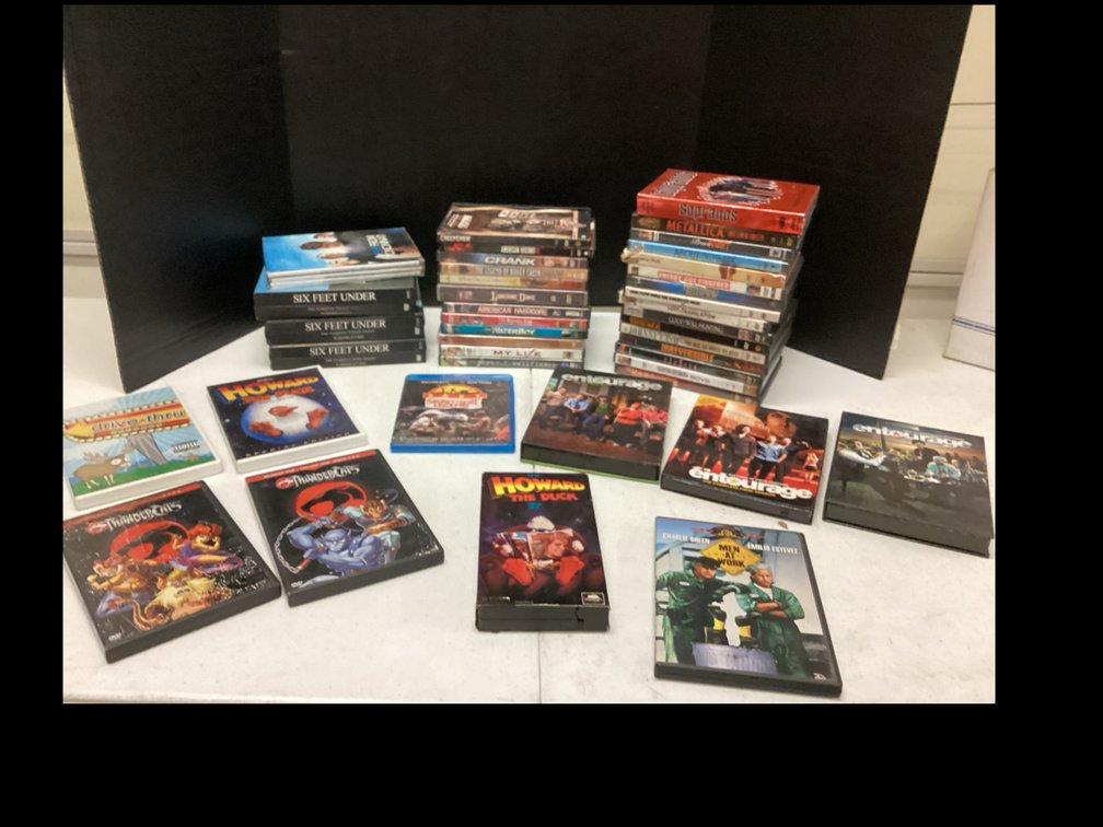Assorted Movie CD’s & 1 VHS Tape