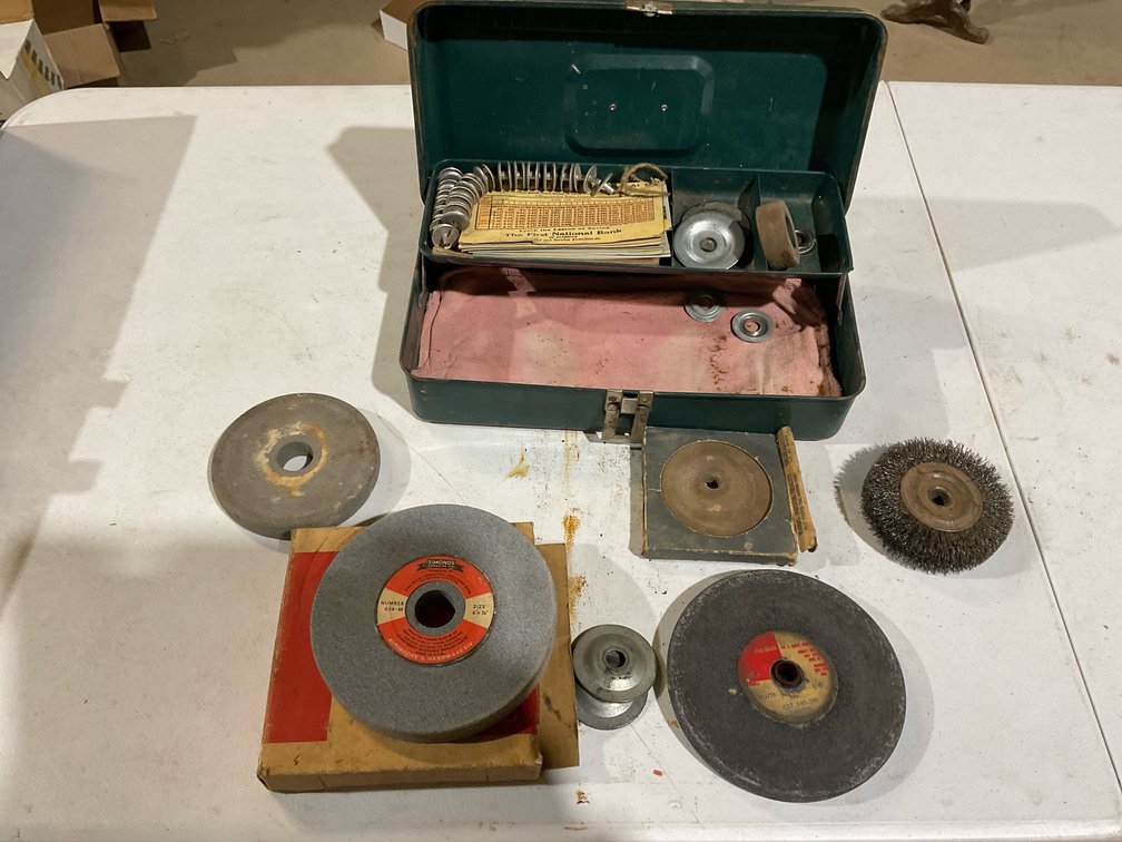 12” Hiawatha Metal Tacklebox W/ Grinding Wheels