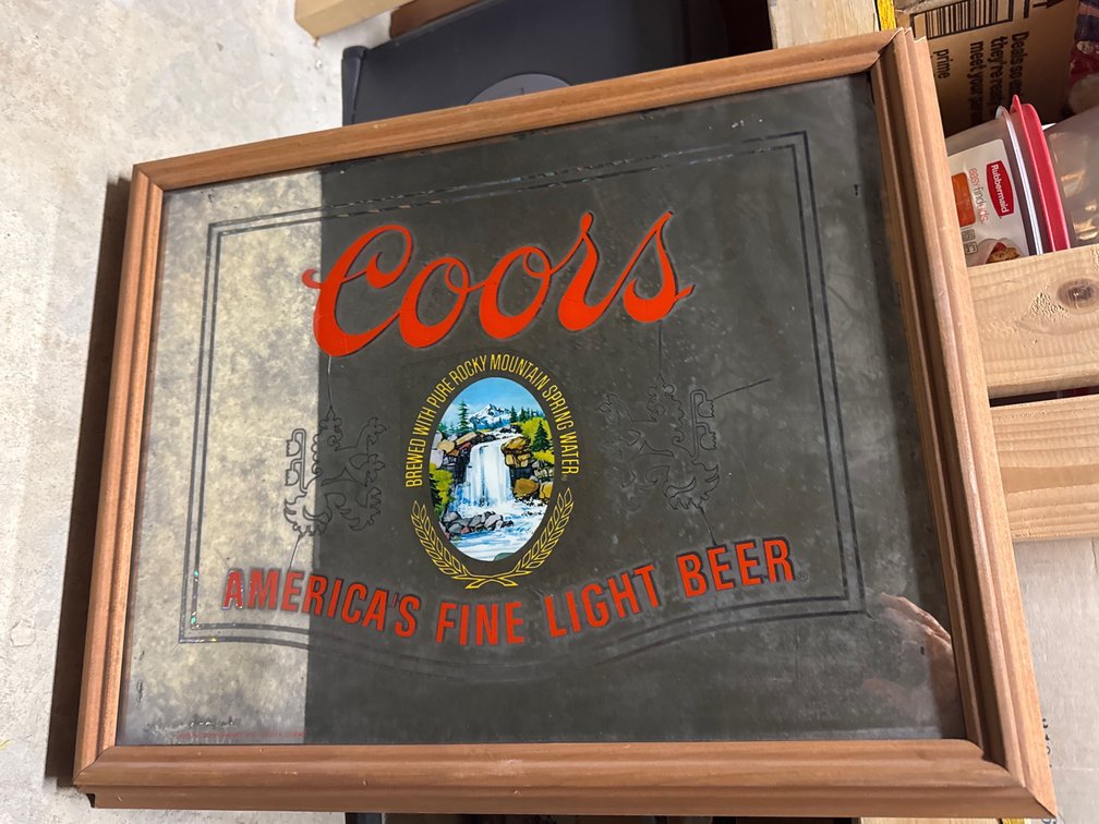 Coors Mirrored Sign (Electric)