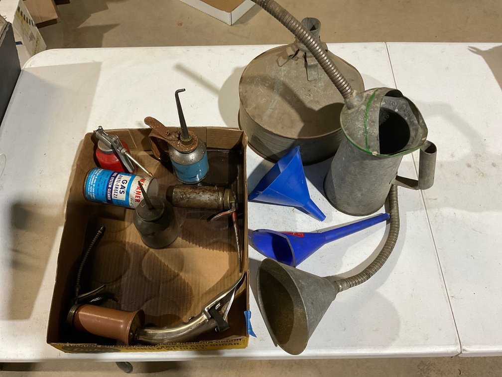 Funnels & Oil Cans