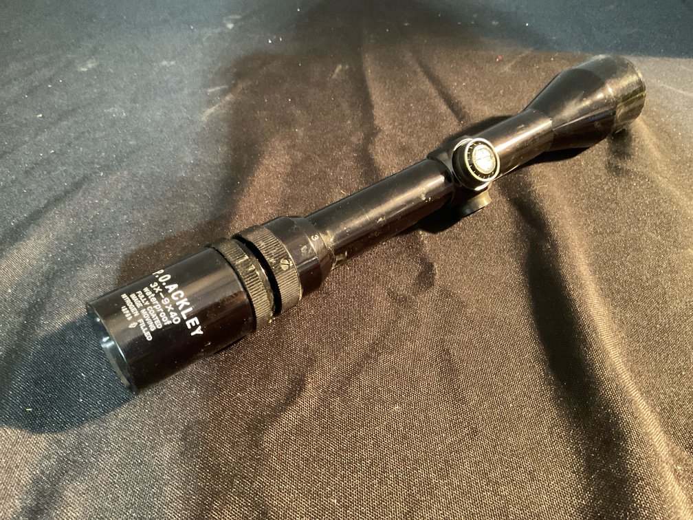 P.O. Ackley 3x-9x40 Scope
