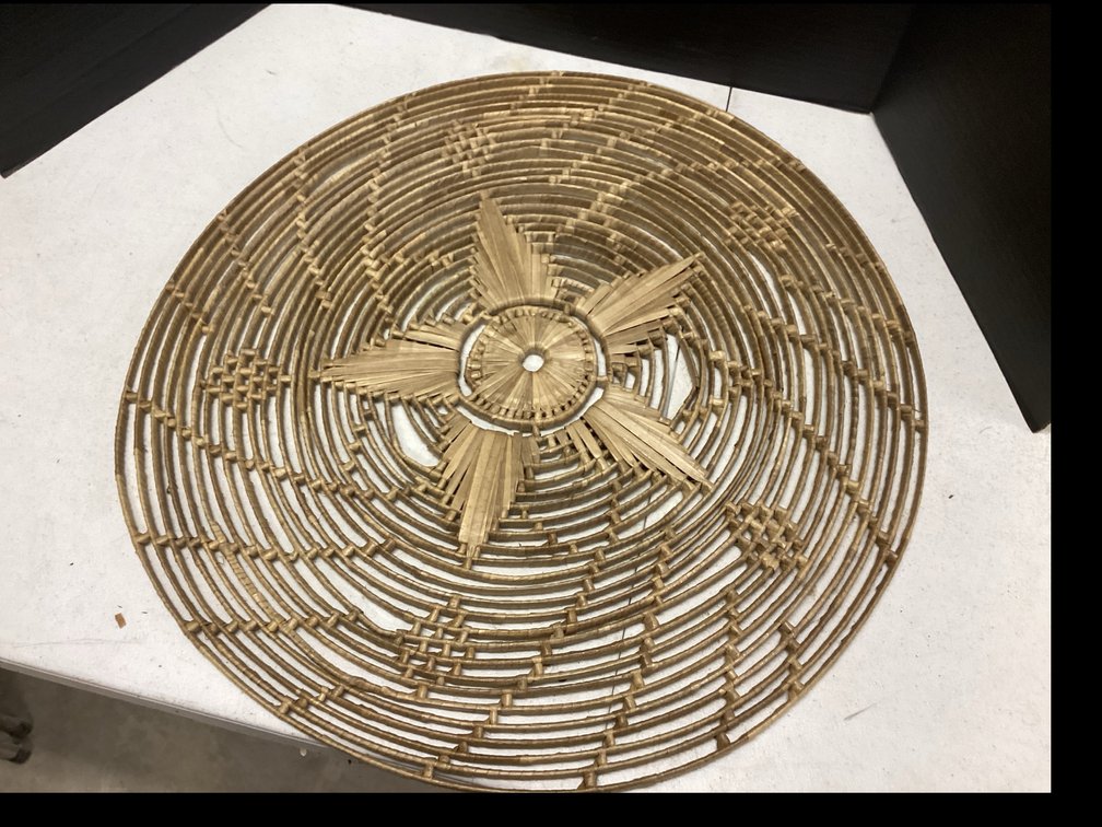 Hand Woven Round Wall Decor