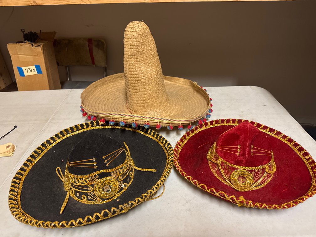 Mexican Mariachi/Charro and Woven Hats