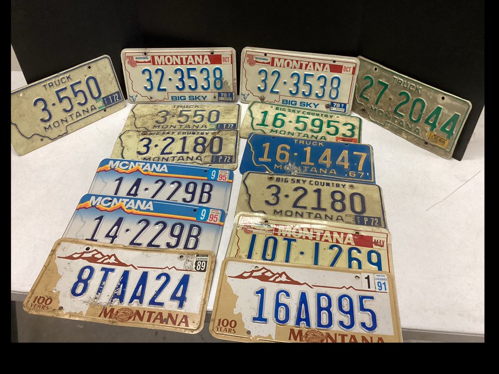 Montana License Plates