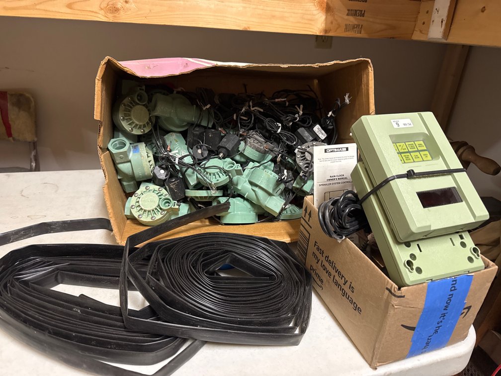 Sprinkler System Cintroller, Electric Motors and Pump Parts,