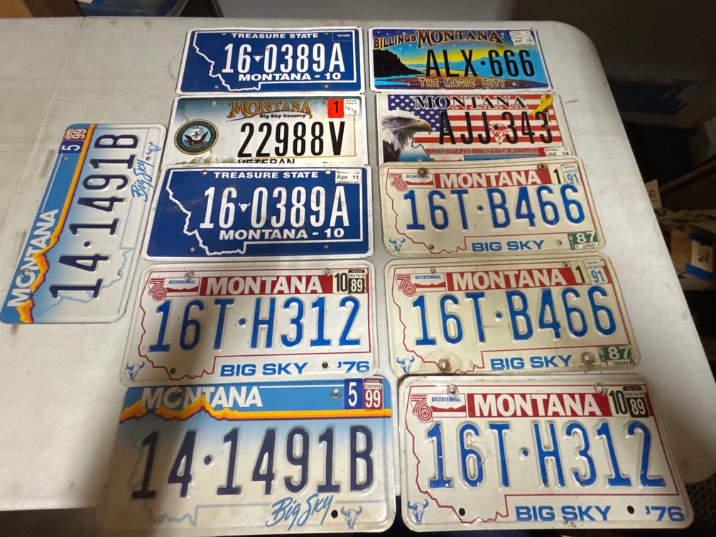 Montana License Plates