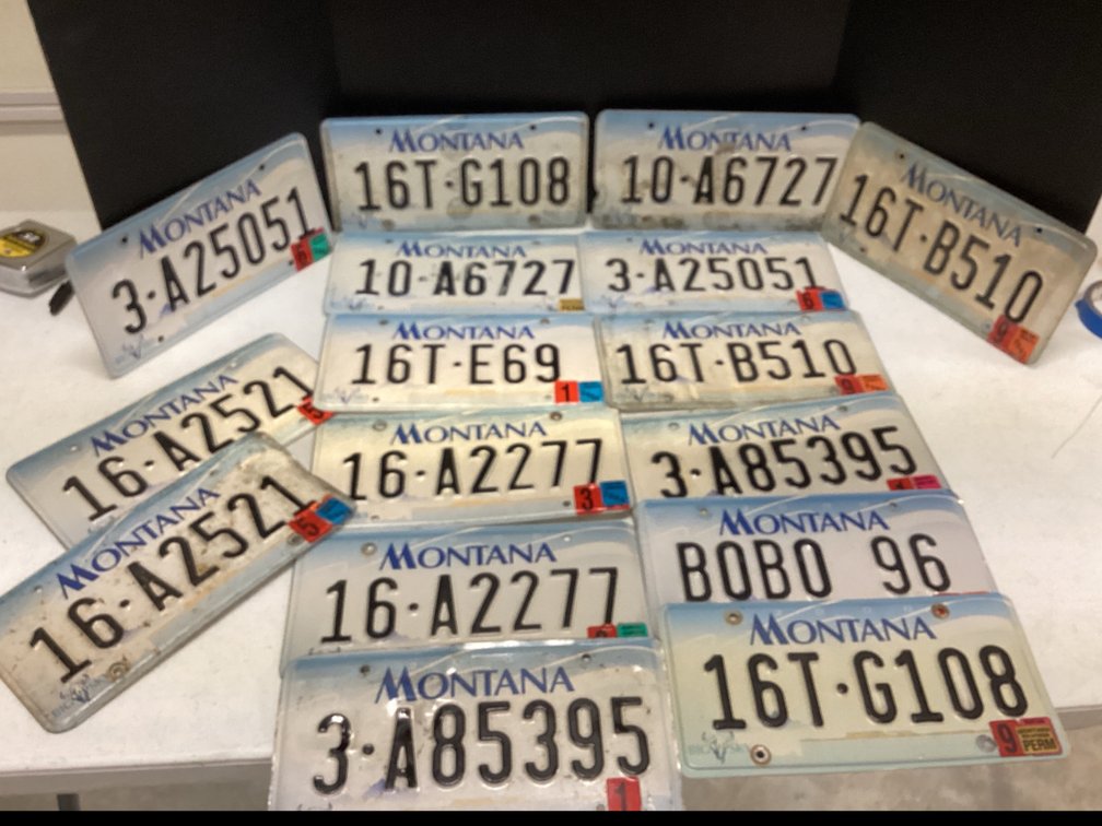 Montana License Plates