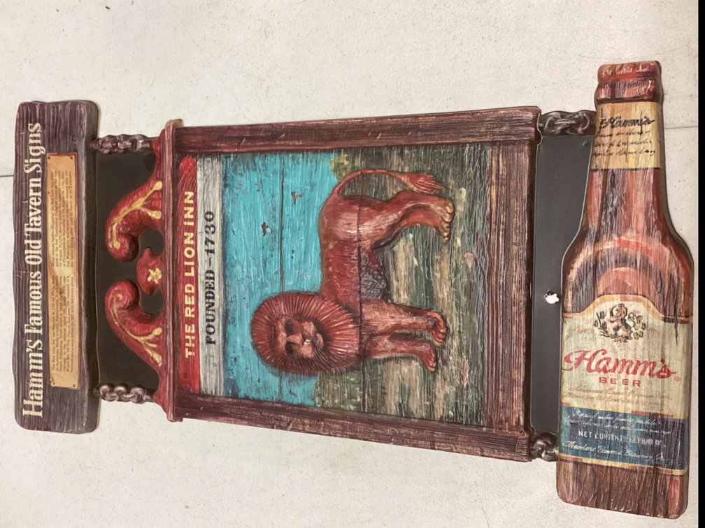 Hamm’s Famous Old Tavern Signs (plastic)