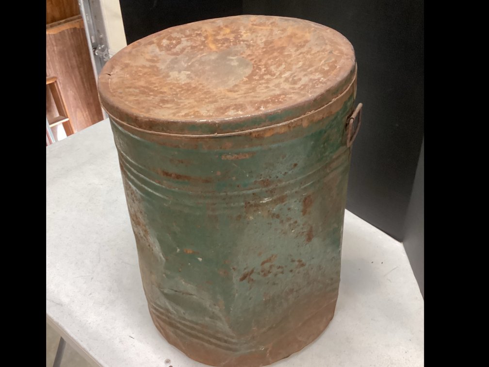 Rustic Metal Container