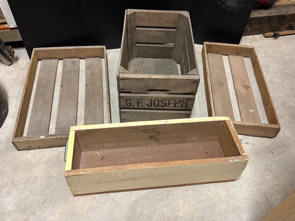 Wood Crates and Box
