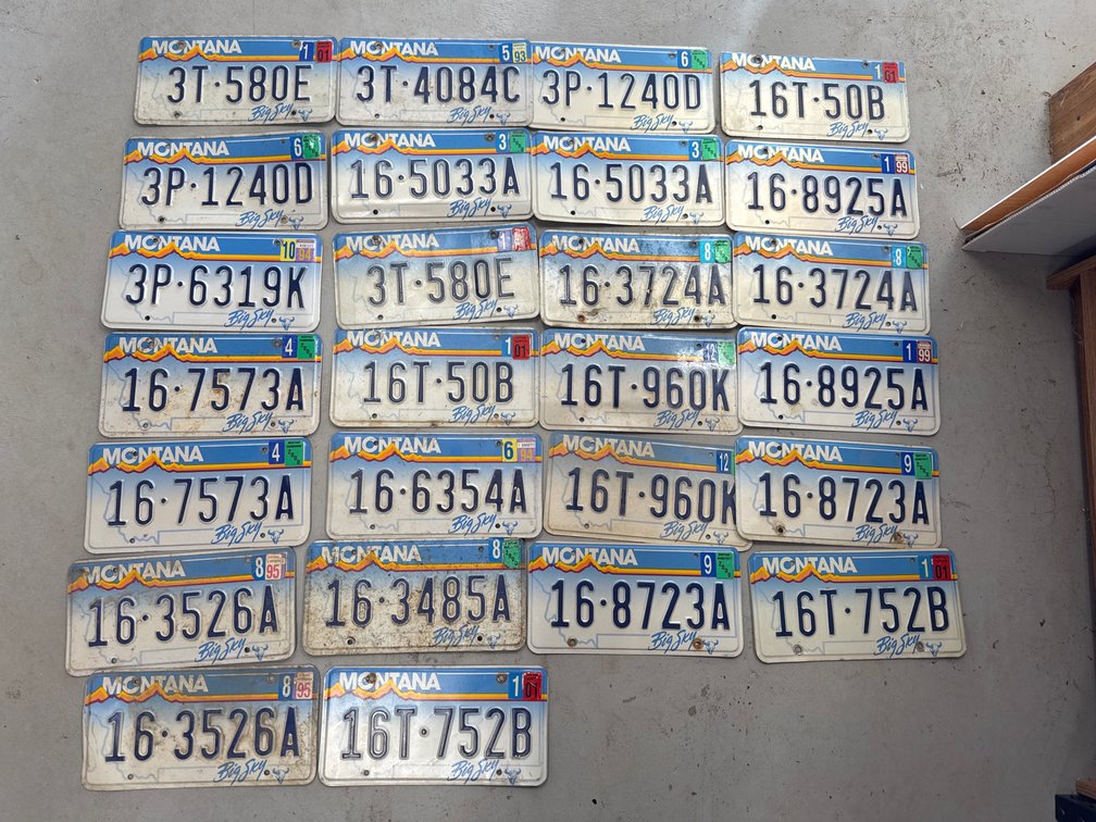 Montana License Plates