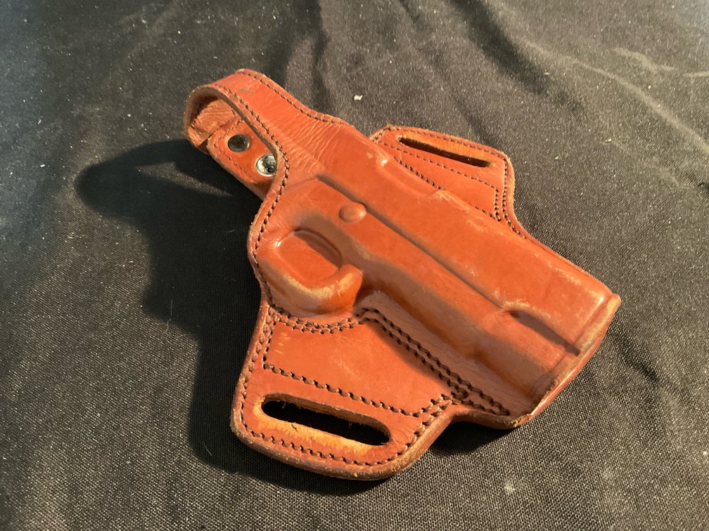 Tagua Leather Belt Slide 1911 Holster