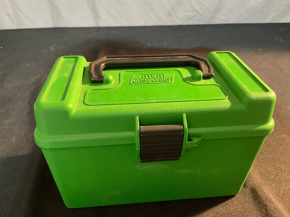 Case Gard H-50 Box W/ 338 LAPUA MAG Reloads & Brass Casings