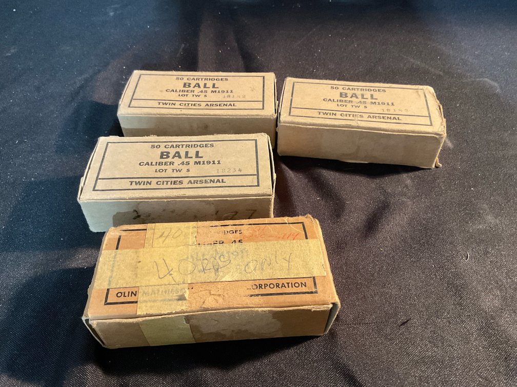 Military Surplus Ball .45 Cal. Ammo (190)