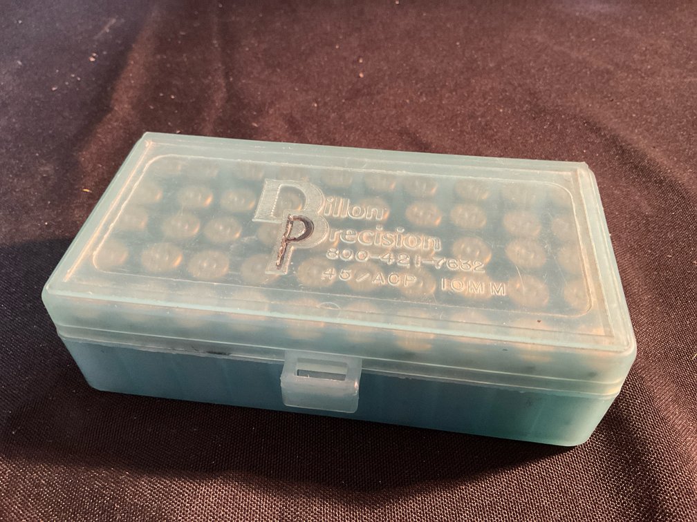 357 MAG Brass Casings W/ 50rd Plastic Cartridge Box (50)