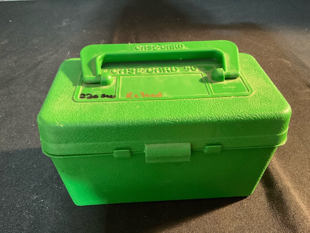 Reloaded 220 SWIFT 55gr HP W/ Case Gard 50 Box (43)