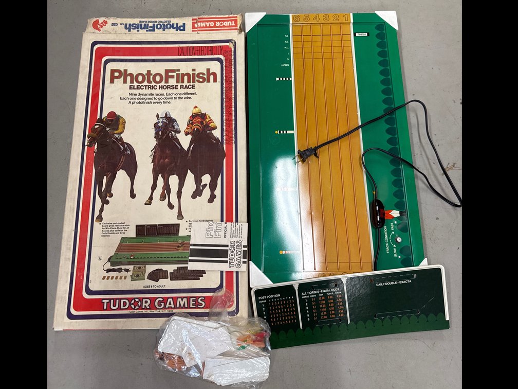 Table Top Photo Finish Electric Horse Race