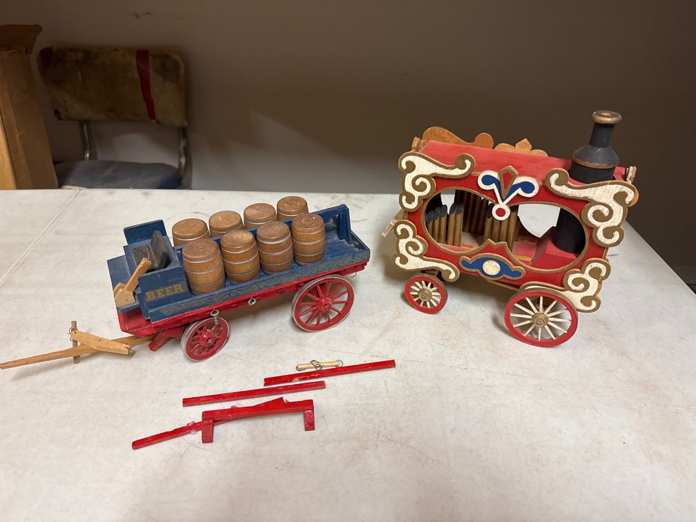 Wooden Wagon and Circus Calliope