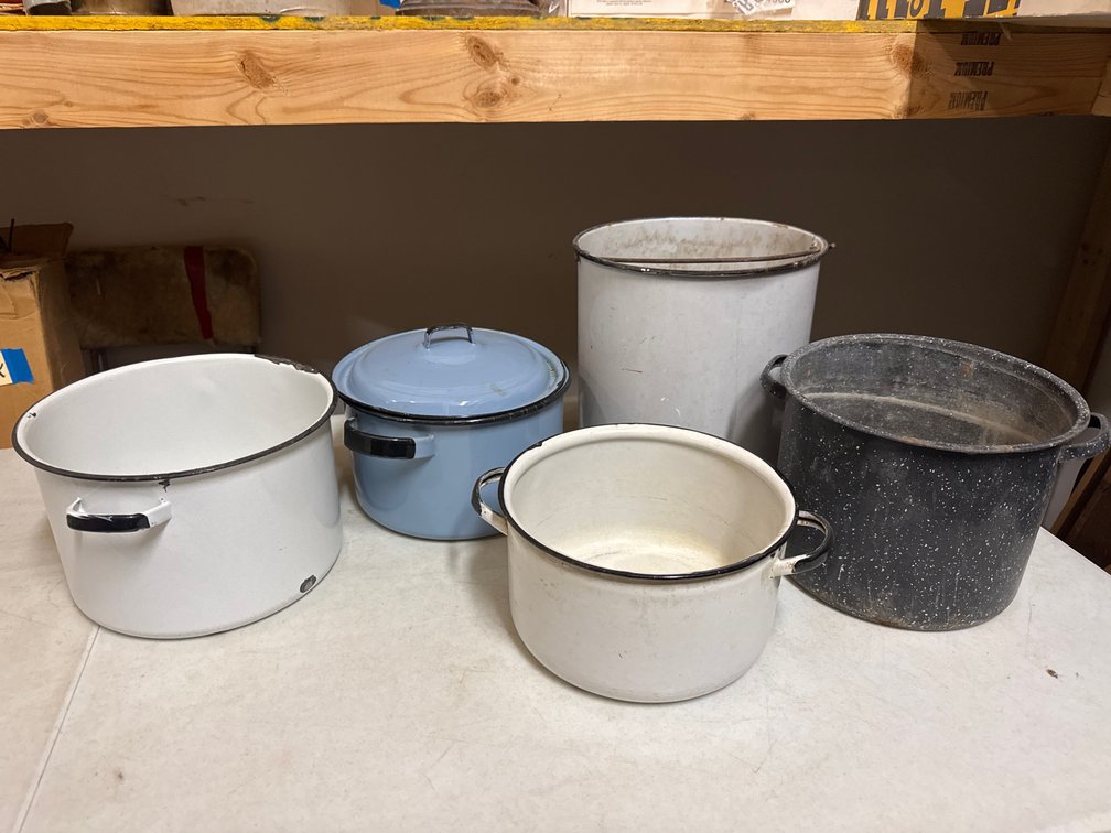 Enamelware Pots