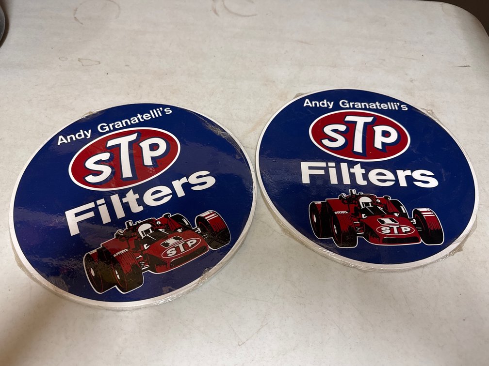 Andy Granatelli’s STP Filters Stickers