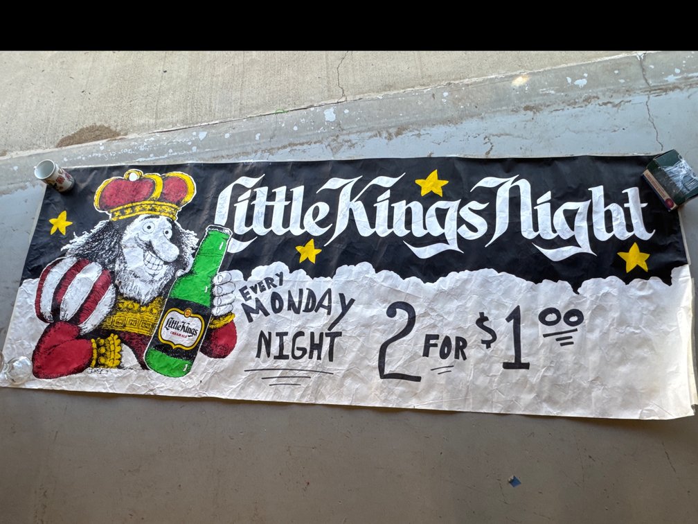 Little Kings Cream Ale Poster/Banner