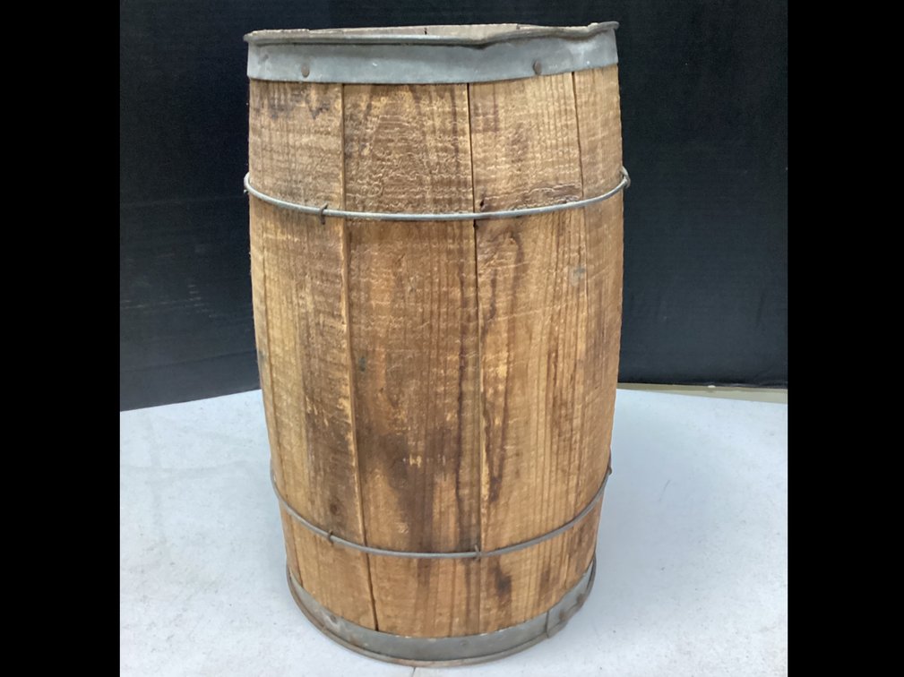 Wooden Nail Keg Barrel