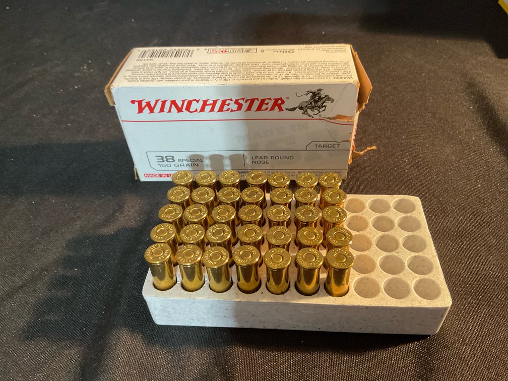 Winchester 38 SPL 150gr Lead Round Nose Ammo (35)