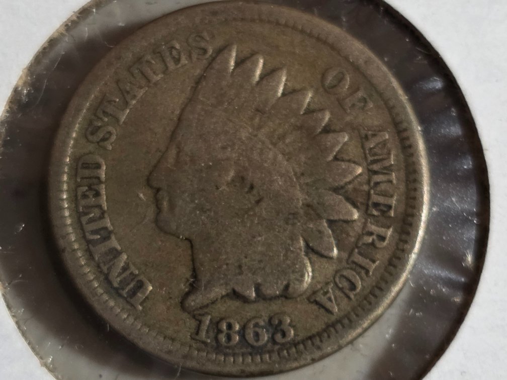 1863 U.S. Indian Head Penny
