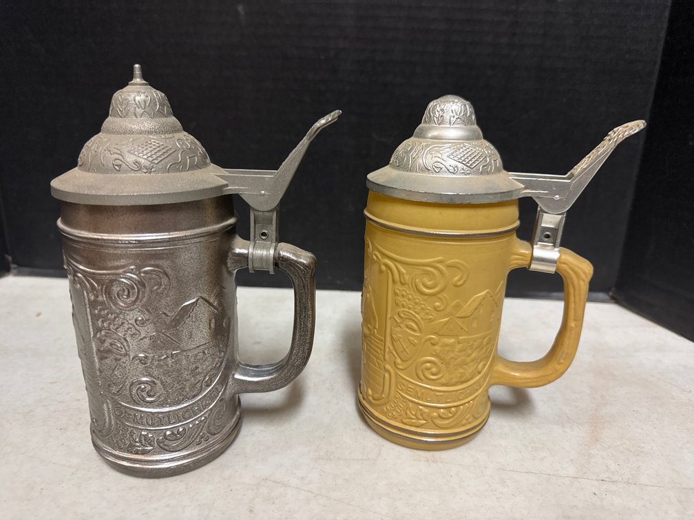 Lidded Beer Steins