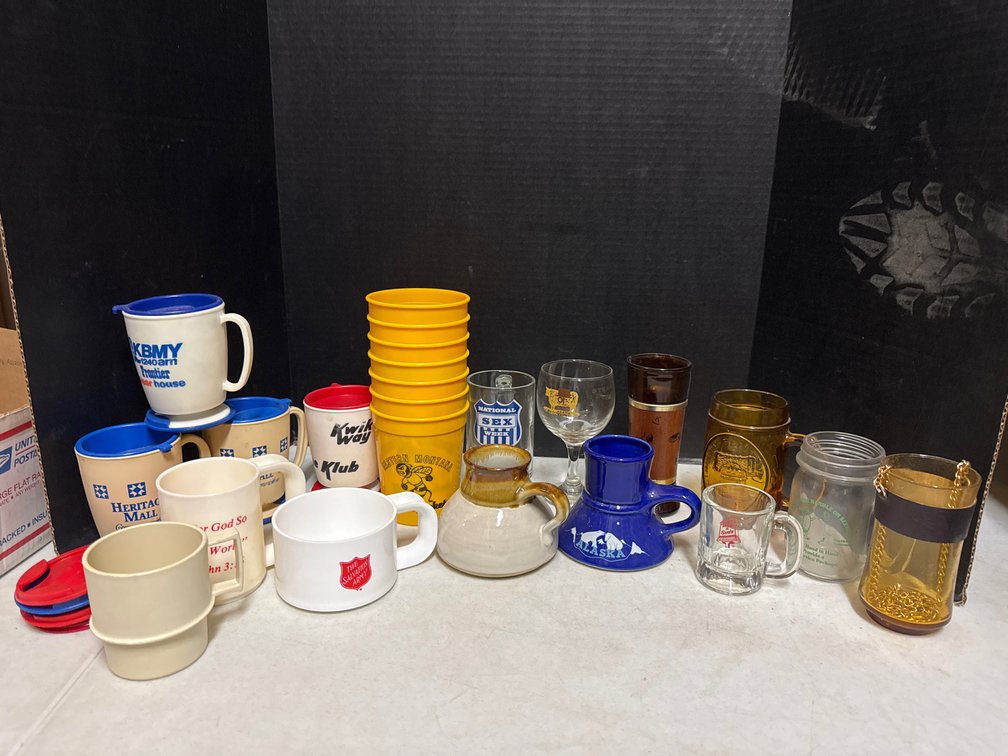 Assorted Cups and Glasses