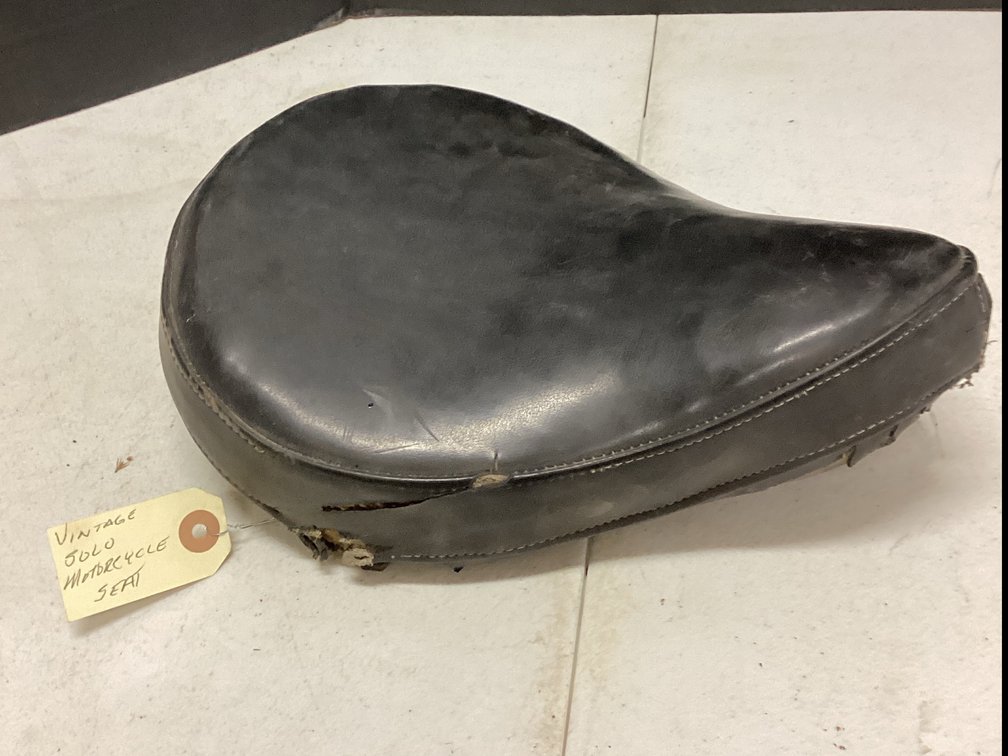 Vintage Solo Motorcycle Seat