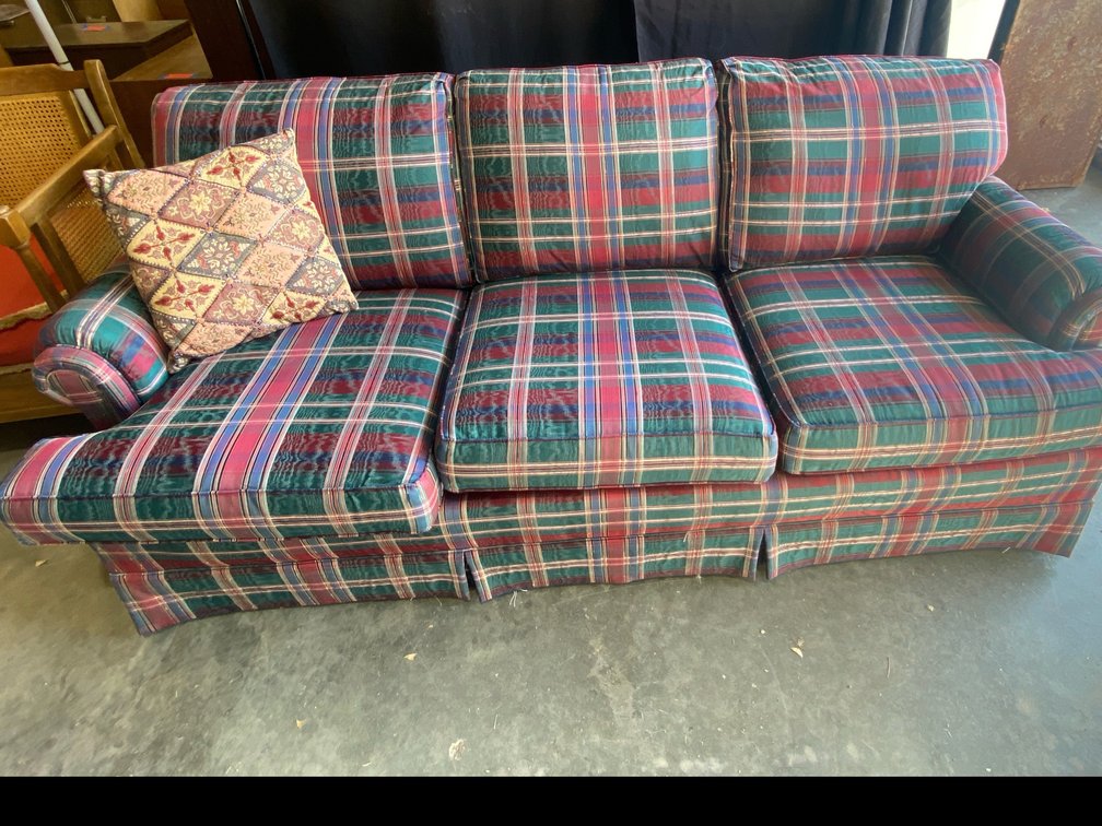 Plaid Couch