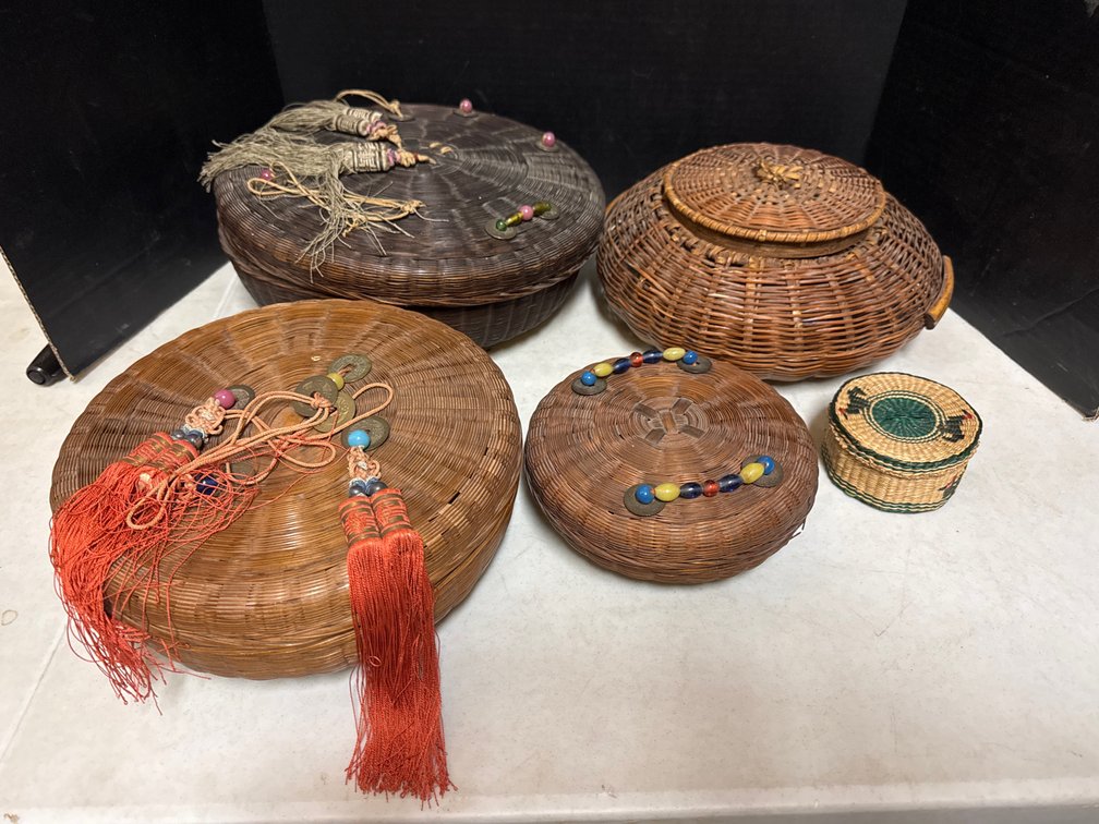 Assorted Wicker Baskets