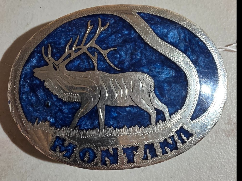 Turquoise Montana Beltbuckle