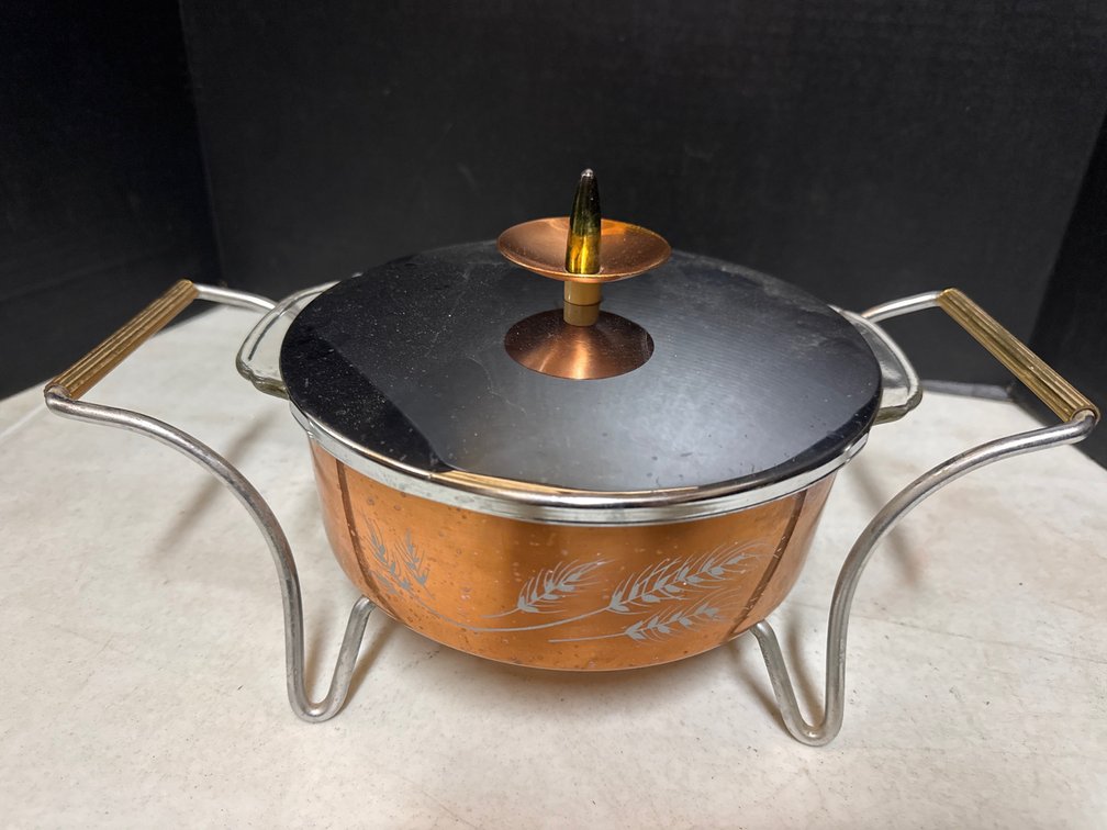 Fire king Copper Chafing Dish