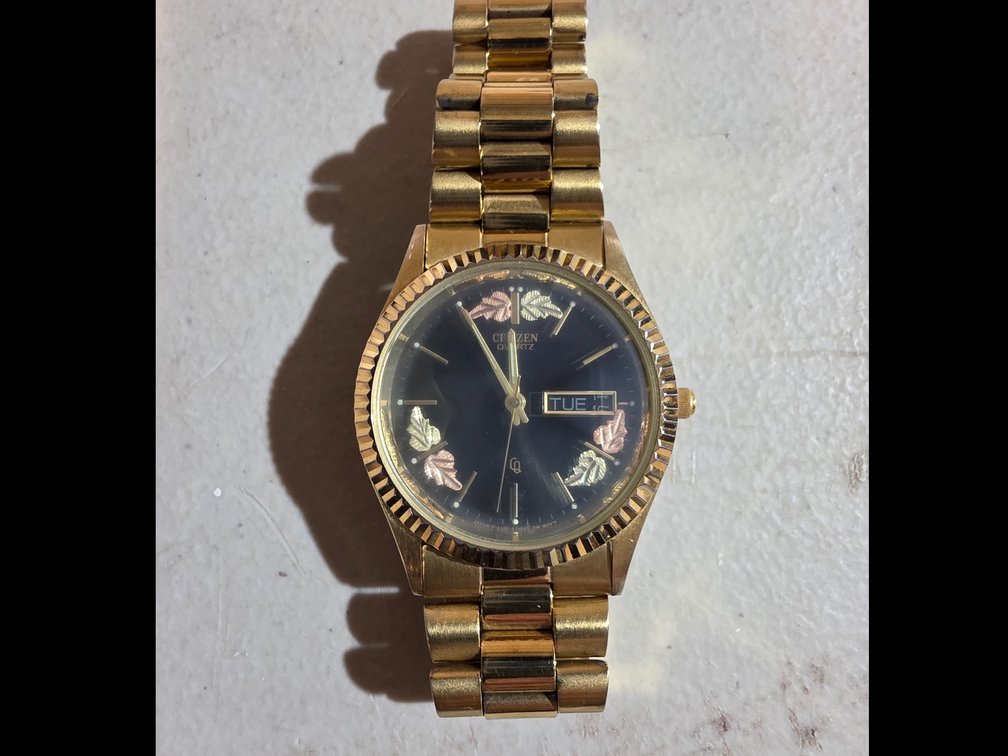Citizens Quartz Black Hills Gold Watch