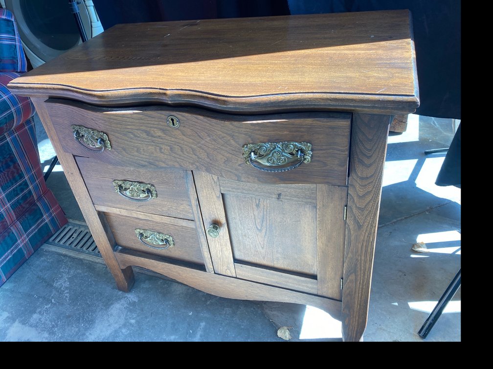Oak Wash Stand