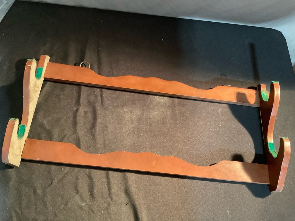 Wood 2 Rifle Rack 26x12”