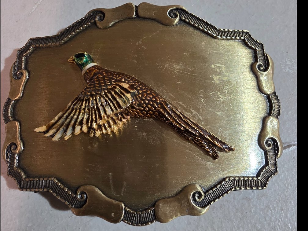 Pheasant Belt Buckle