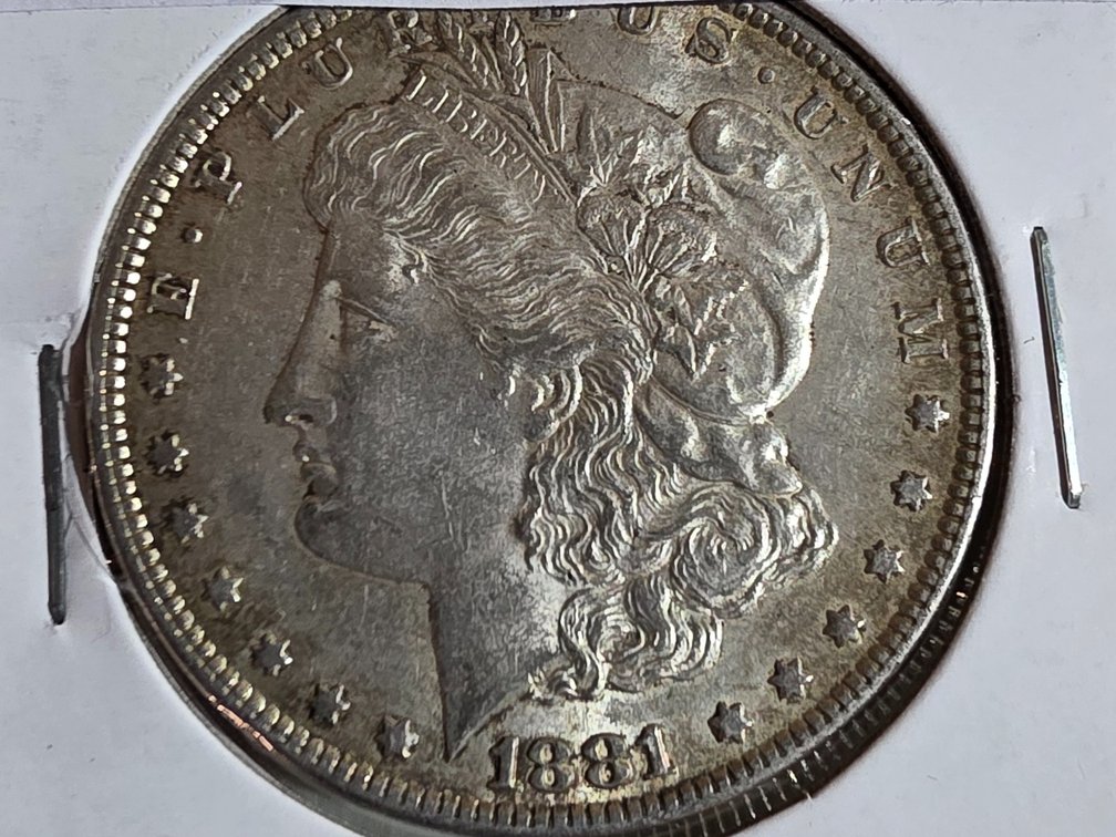 1881 P Morgan Silver Dollar
